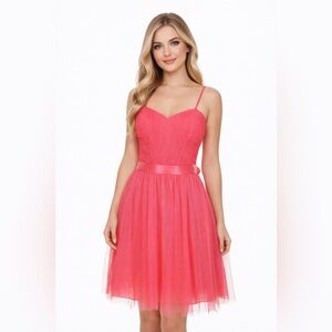WTOO‎ by Watters Pink Tulle Dress Size 12 NWT